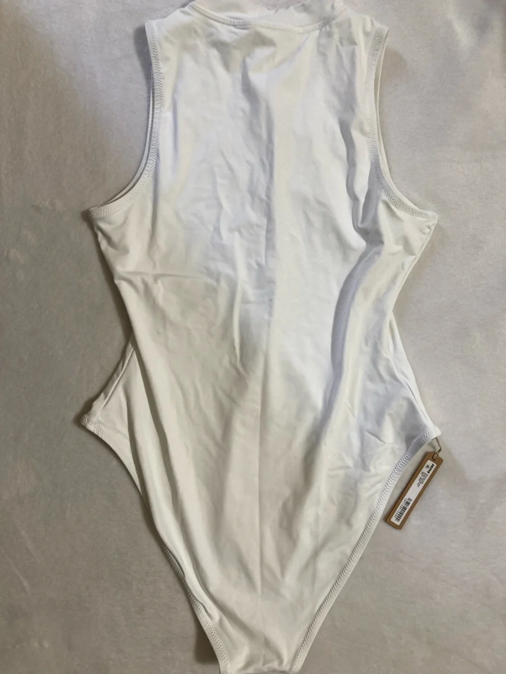 SKIMS Zip Front One Piece Swimsuit L